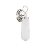 Calvin 4.75'' Integrated LED Polished Nickel Sconce by Crystorama