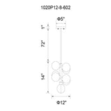 Arya 8 Light Pendant