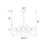 Arya 16 Light Chandelier