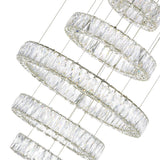 Madeline Integrated LED 5 Ring Chandelier