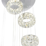 Madeline Integrated LED 6 Ring Chandelier