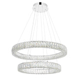Madeline Integrated LED 2 Ring 32in Chandelier