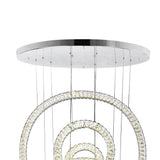 Celina Integrated LED 34in 6 Ring Chandelier