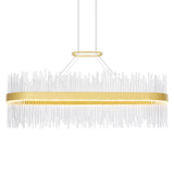 Genevieve Integrated LED Medallion Gold Chandelier