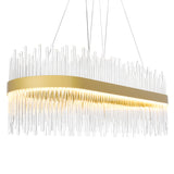 Genevieve Integrated LED Medallion Gold Chandelier