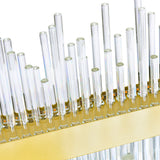 Genevieve Integrated LED Medallion Gold Chandelier