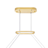 Genevieve Integrated LED Medallion Gold Chandelier