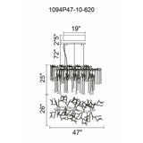 Anita 10 Light Chandelier