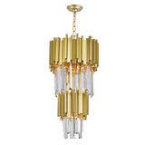 Deco 4 Light Medallion Gold Mini Pendant