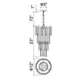 Deco 4 Light Medallion Gold Mini Pendant