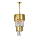 Deco 4 Light Medallion Gold Mini Pendant
