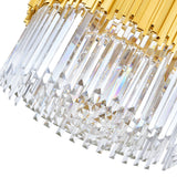 Deco Medallion Gold Down Chandelier