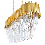 Deco Medallion Gold Pool Table Light