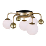 Element Sun Gold Flush Mount