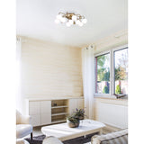 Element Sun Gold Flush Mount