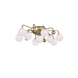 Element Sun Gold Flush Mount