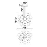 Element Sun Gold Chandelier