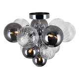 Pallocino 16in Chrome Flush Mount