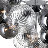 Pallocino 16in Chrome Flush Mount
