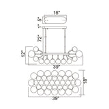 Pallocino 27 Light 39in Chandelier