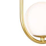 Celeste 8in Medallion Gold Mini Pendant