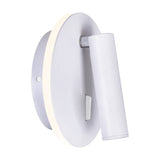 Private I Integrated LED Adjustable Round Wall Sconce