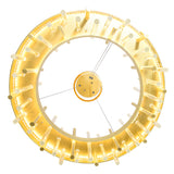 Millipede Integrated LED Satin Gold Chandelier