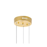 Millipede Integrated LED Satin Gold Chandelier
