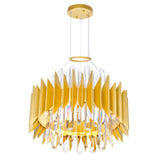 Cityscape Satin Gold Chandelier