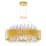 Cityscape Satin Gold Chandelier