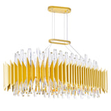 Cityscape Satin Gold Chandelier
