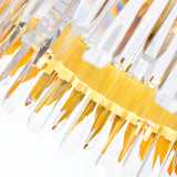 Cityscape Satin Gold Chandelier