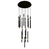 Flute Integrated LED 24in Chandelier