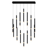 Flute Integrated LED 32in Chandelier