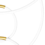 Hoops Integrated LED 35in 6 Ring Chandelier