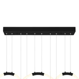 Hoops Integrated LED 44in 5 Ring Chandelier