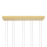 Hoops Integrated LED 44in 5 Ring Chandelier