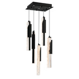Valira Integrated LED 12in Mini Pendant with Handcrafted Glass