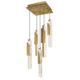 Valira Integrated LED 12in Mini Pendant with Handcrafted Glass
