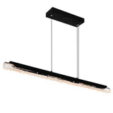 Valira Integrated LED 48in Chandelier with Handcrafted Glass