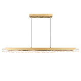 Valira Integrated LED 48in Chandelier with Handcrafted Glass
