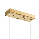 Valira Integrated LED 48in Chandelier with Handcrafted Glass