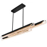 Valira Integrated LED 60in Chandelier with Handcrafted Glass