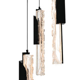Valira Integrated LED 8in Mini Pendant with Handcrafted Glass
