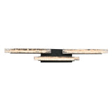 Valira Integrated LED Vanity Light with Handcrafted Glass