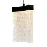 Lava Integrated LED 6in Mini Pendant with Handcrafted Glass