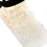 Lava Integrated LED 6in Mini Pendant with Handcrafted Glass