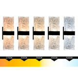 Lava Integrated LED 20in Wall Light with Handcrafted Glass