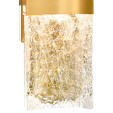 Lava Integrated LED 20in Wall Light with Handcrafted Glass