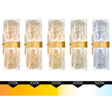 Lava Integrated LED 20in Wall Light with Handcrafted Glass